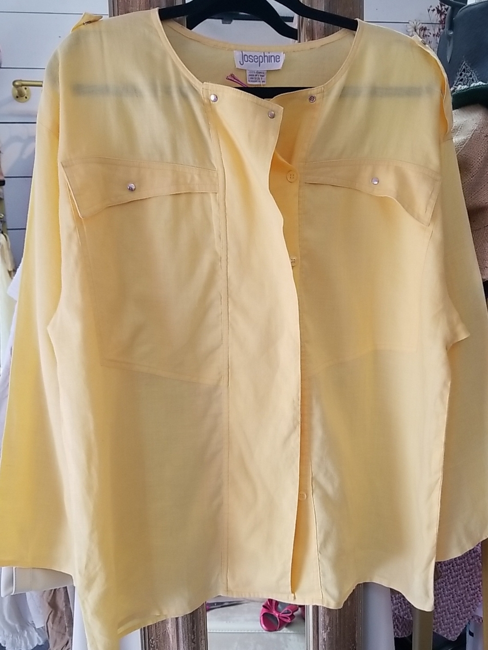 Josephine Yellow Women's Blouse